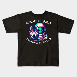 Wolf Space Kids T-Shirt